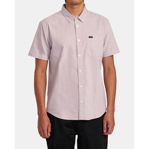 RVCA Light Purple Casual Button Down Shirt